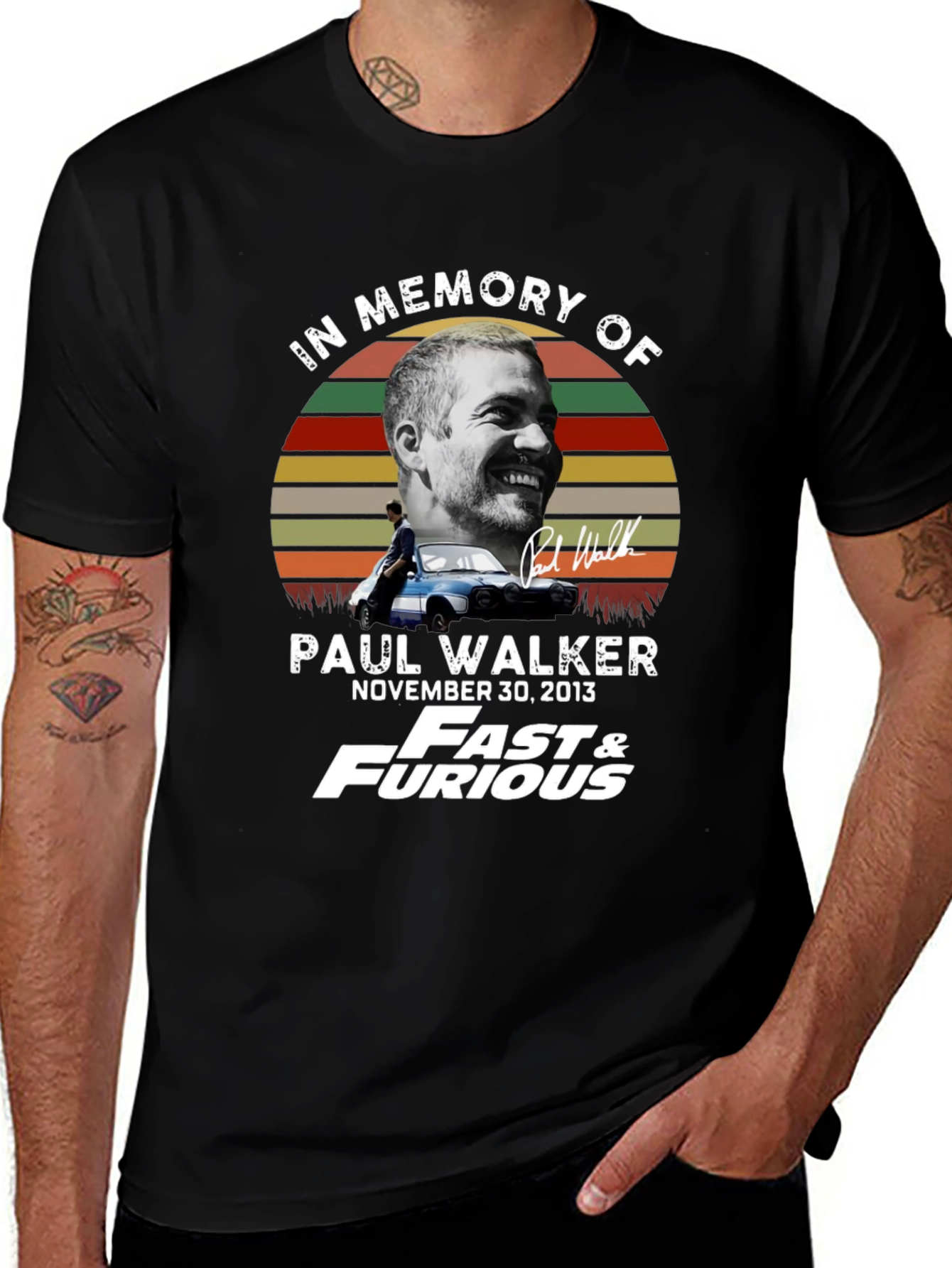 In Memory of Paul Walker T-Shirt