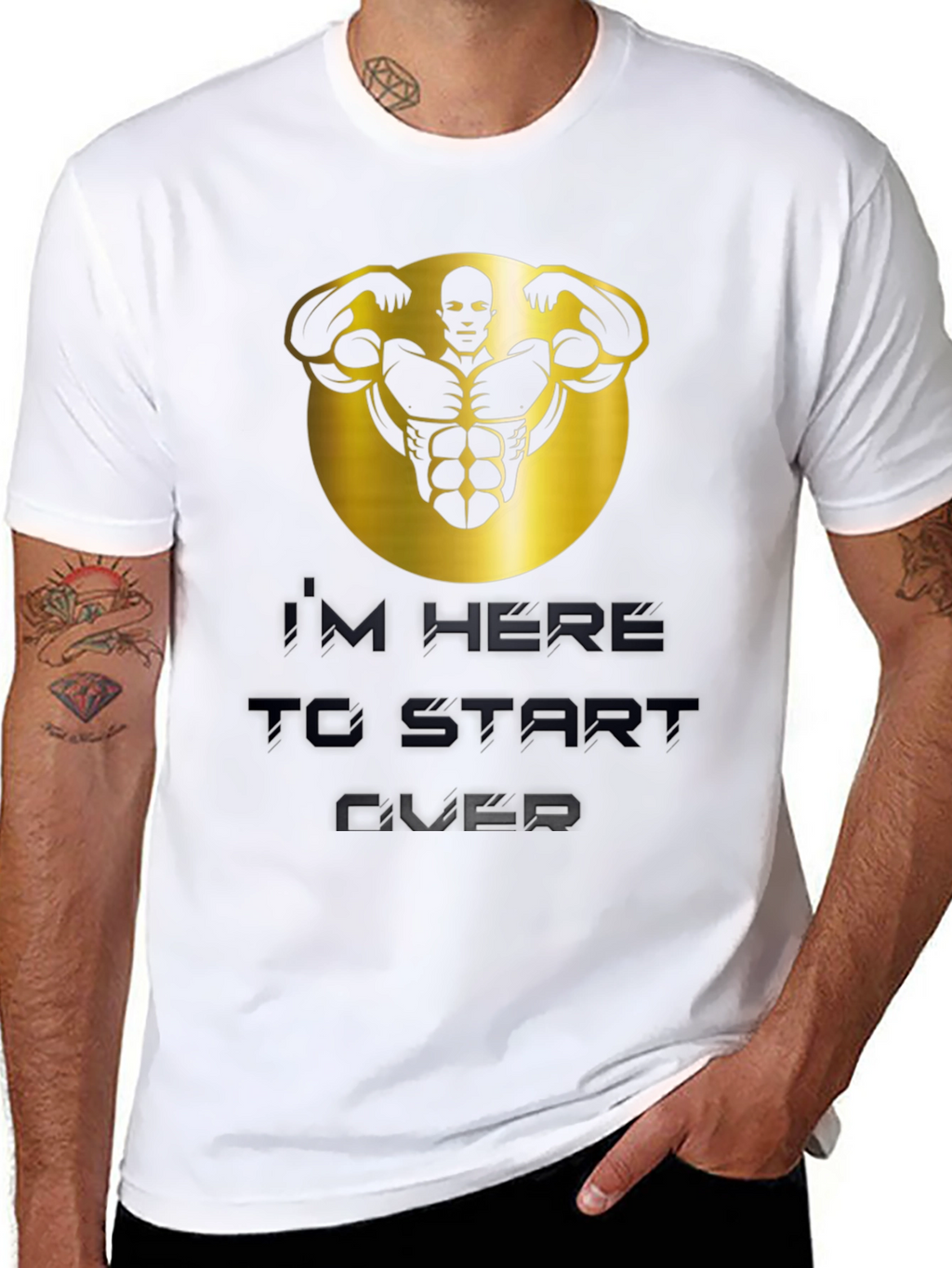 Bold Graphic T-Shirt: Start Over