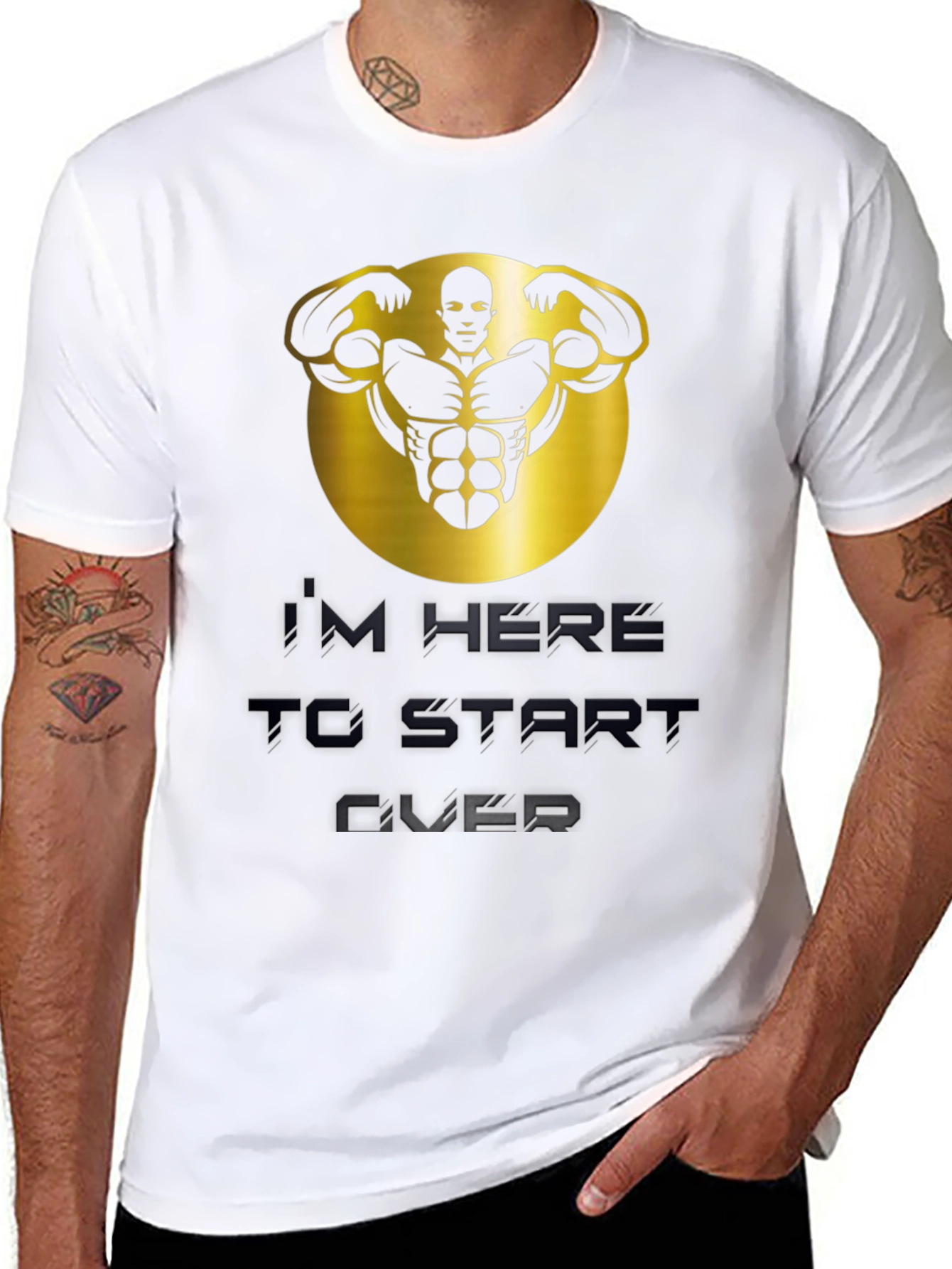 Bold Graphic T-Shirt: Start Over