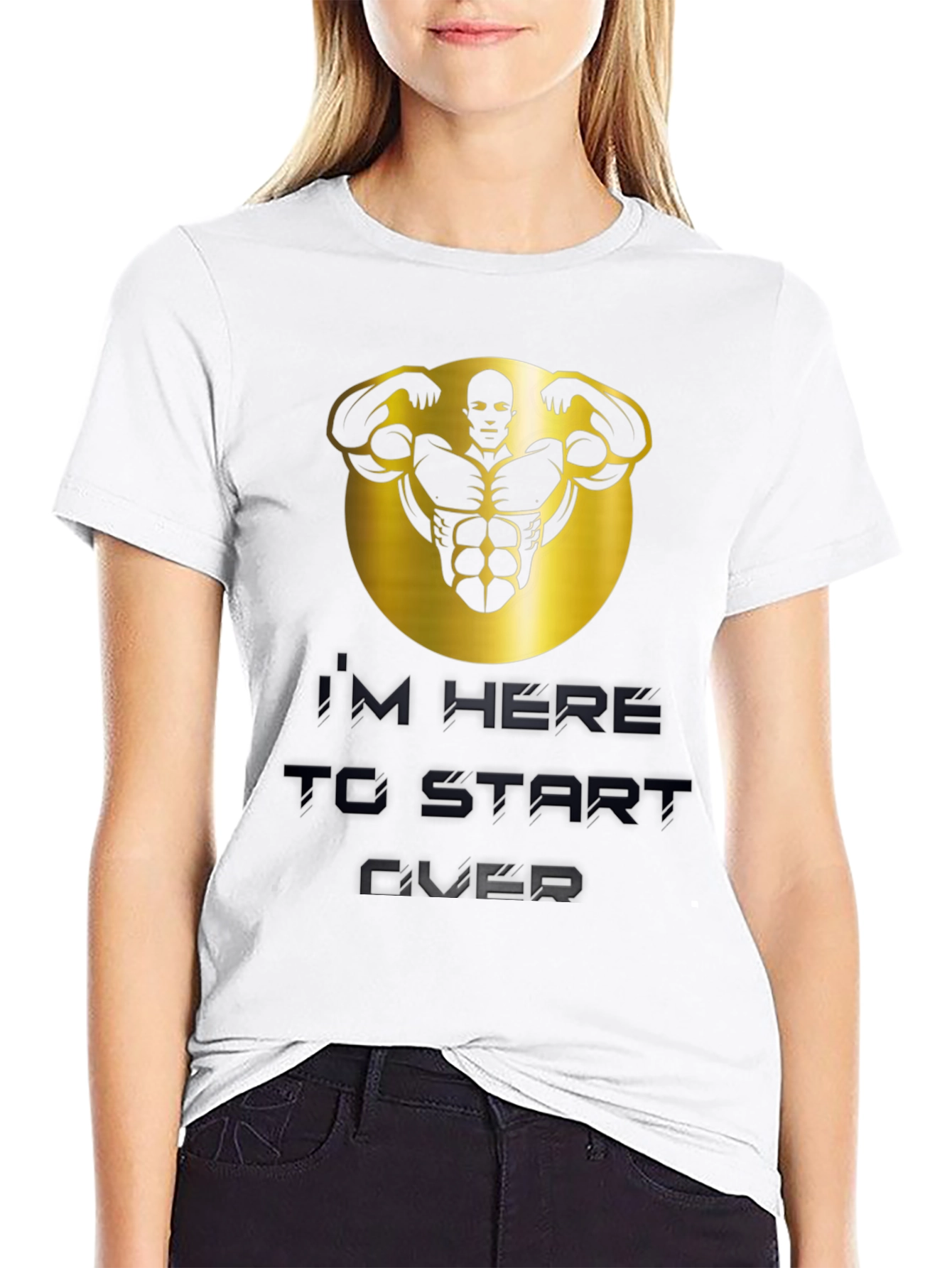 Bold Graphic T-Shirt: Start Over