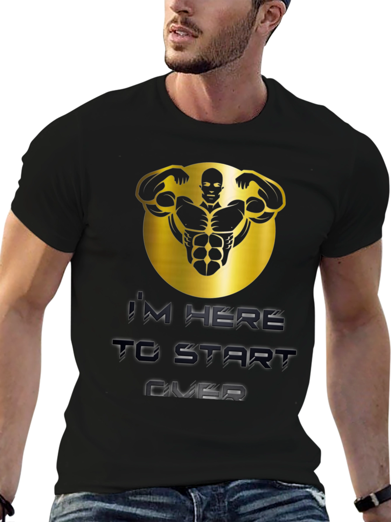 Bold Graphic T-Shirt: Start Over