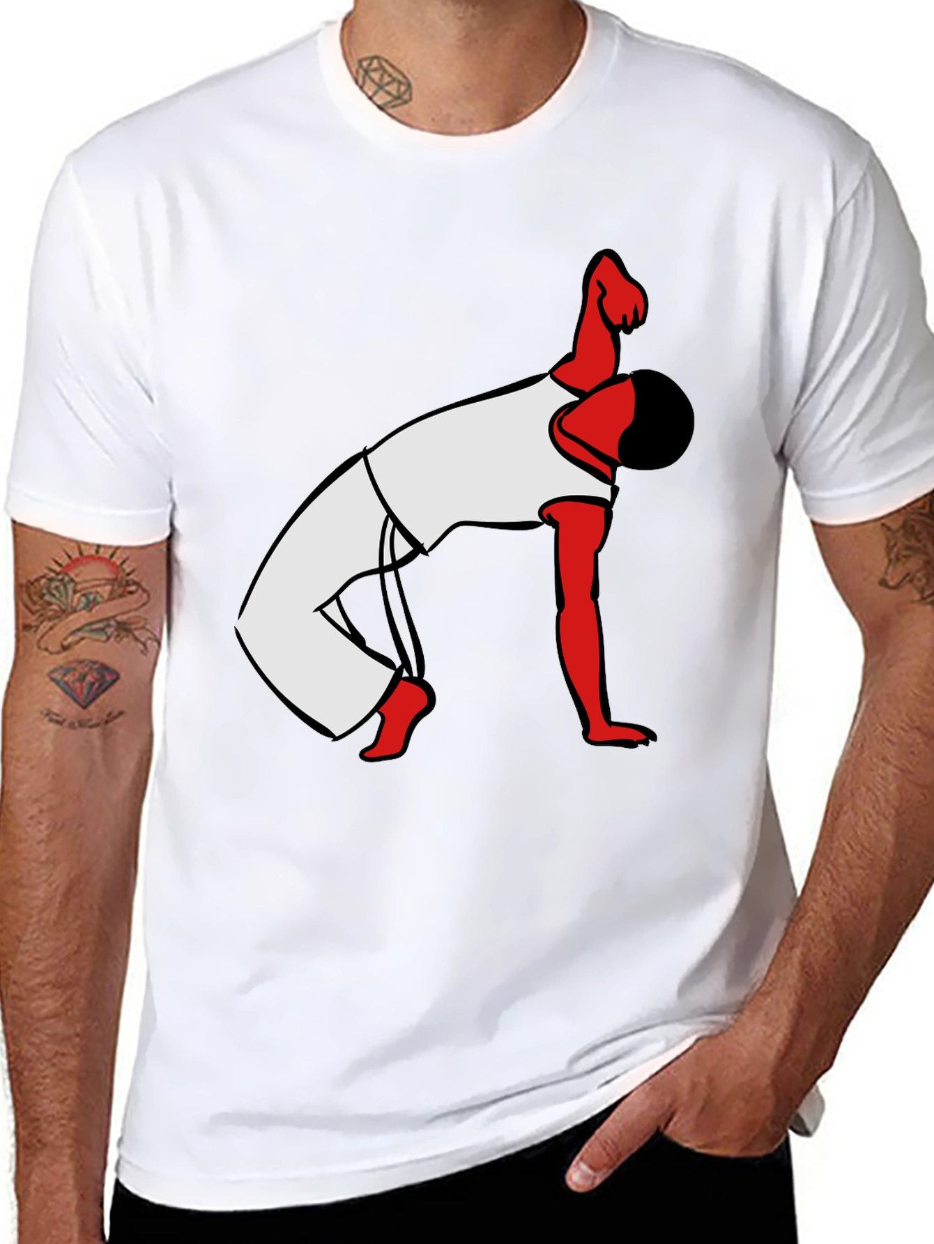 Capoeira Graphic T-Shirt - Black