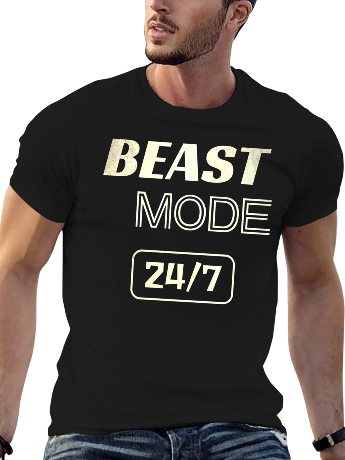 Beast Mode 24/7 Graphic Tee - Black