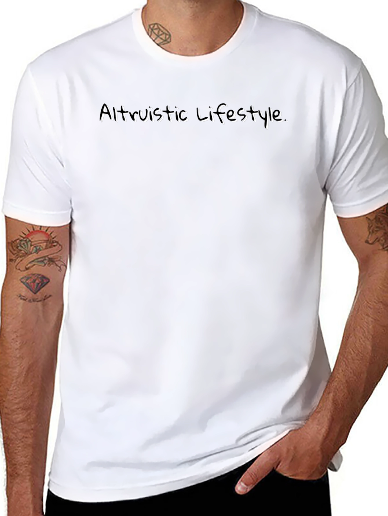 Altruistic Lifestyle Black T-Shirt