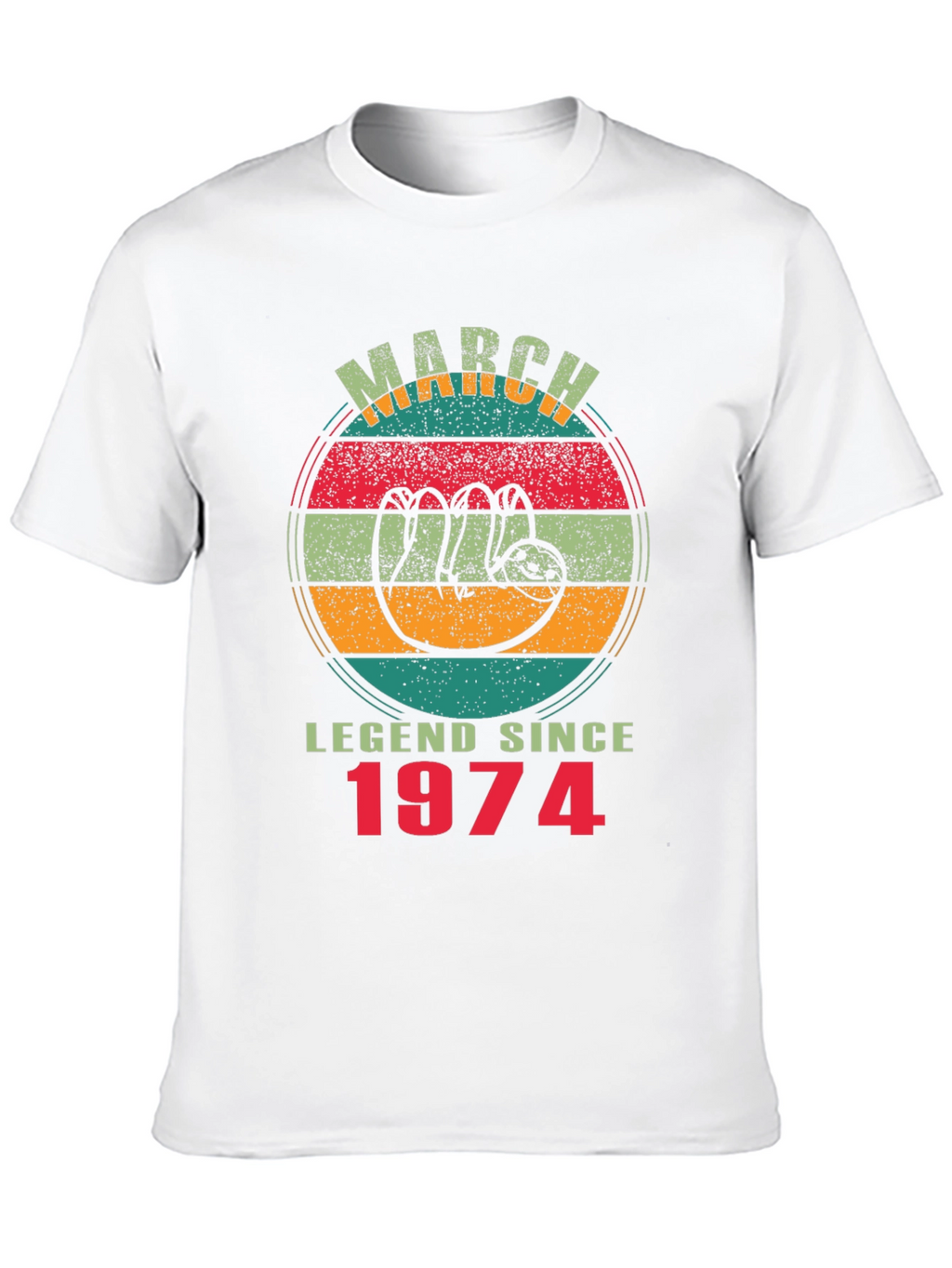 March Legend Since 1974 Sloth T-Shirt