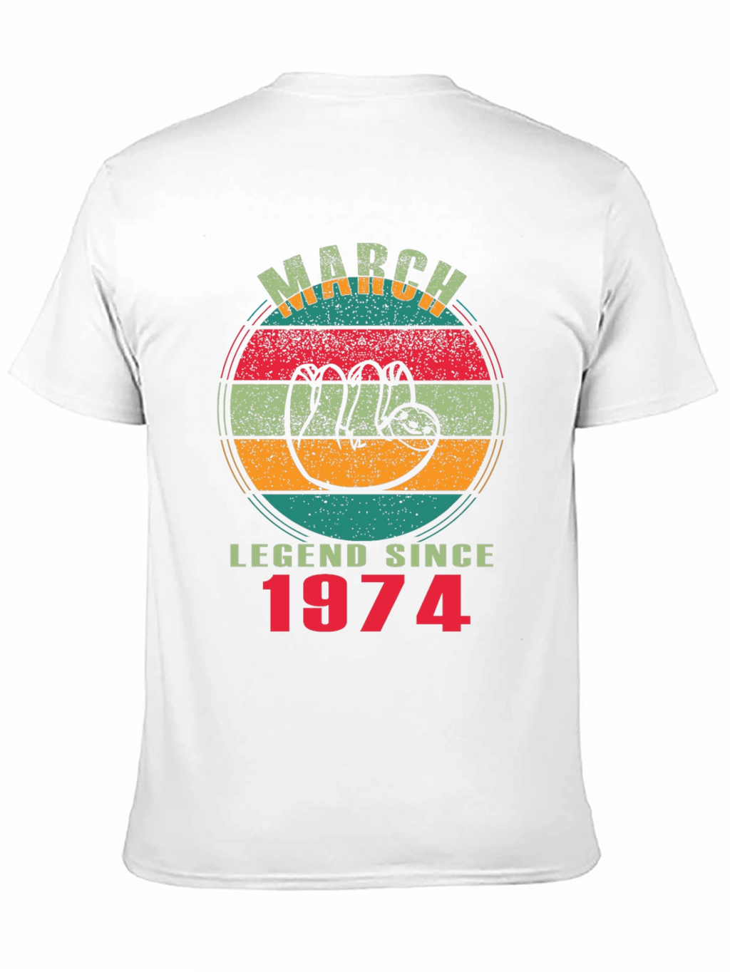 March Legend Since 1974 Sloth T-Shirt