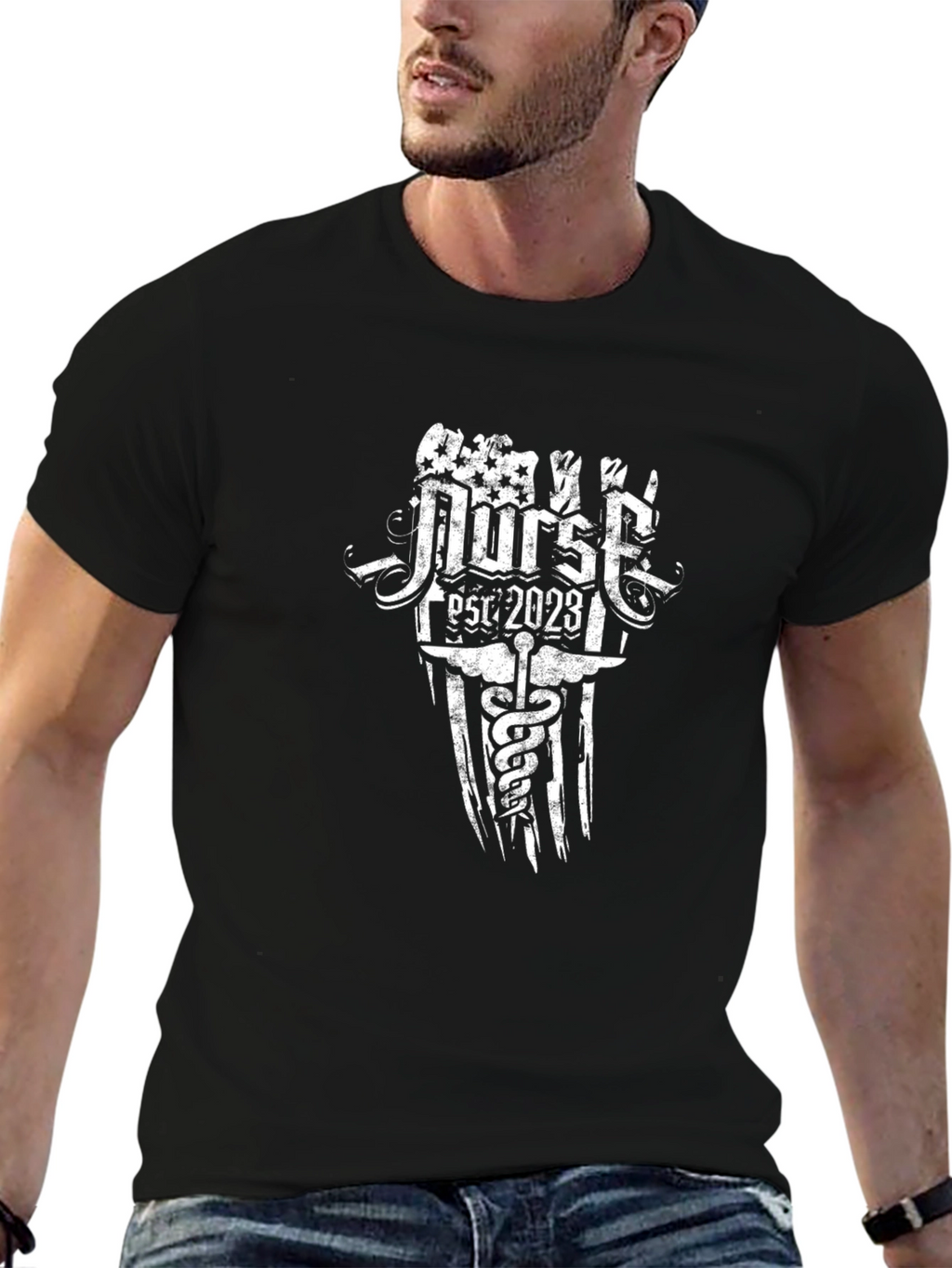 Nurse 2023 Graphic T-Shirt Medical Profession Tee