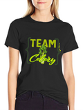 Team Celery Graphic T-Shirt - Black Cotton Tee