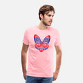 A butterfly Magic Logos and T shirt Design