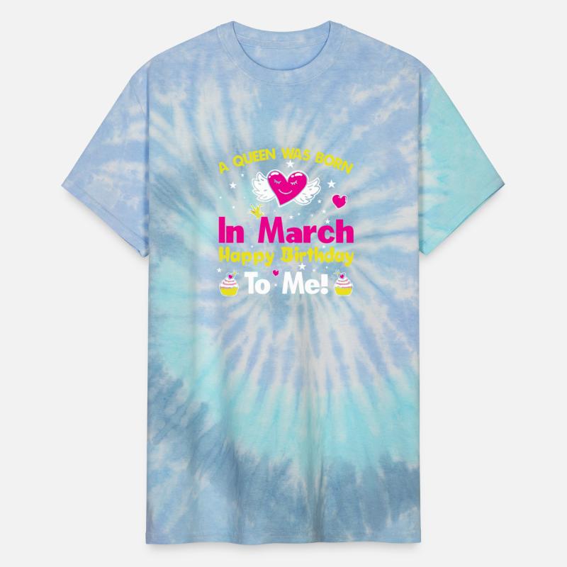 A Queen Was Born In March Happy Birthday To Me