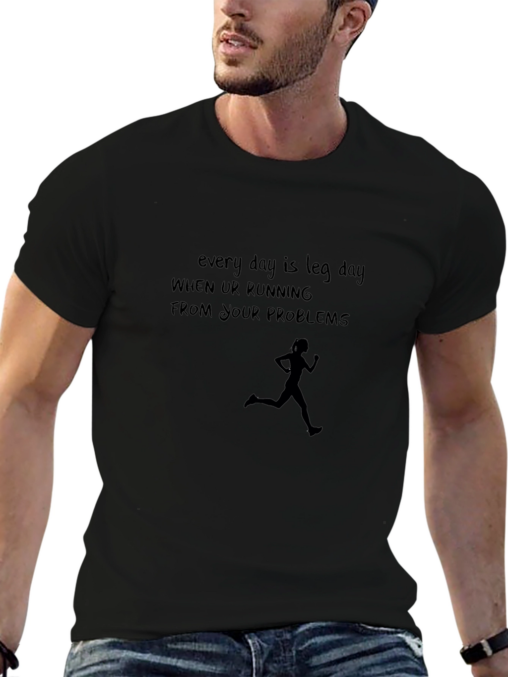 Leg Day Running Problems Graphic Tee