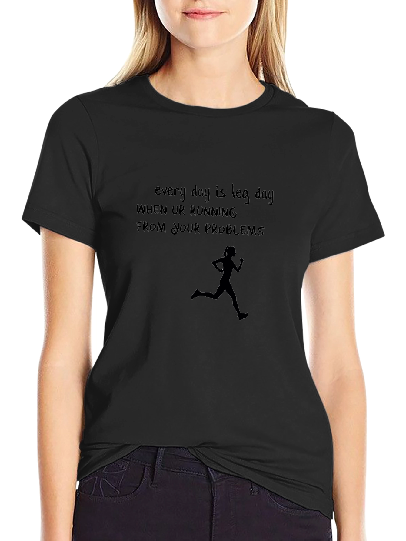 Leg Day Running Problems Graphic Tee