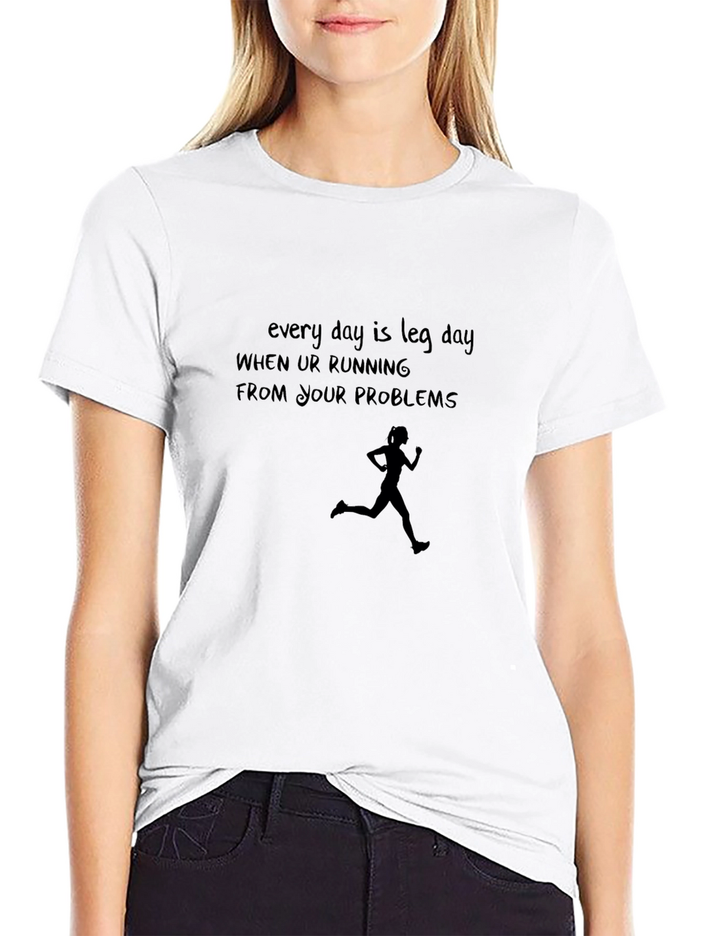 Leg Day Running Problems Graphic Tee