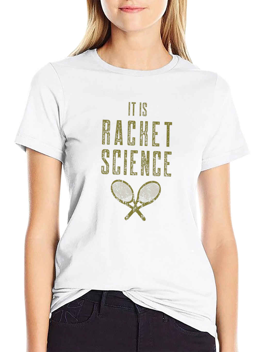 It Is Racket Science T-Shirt - Black