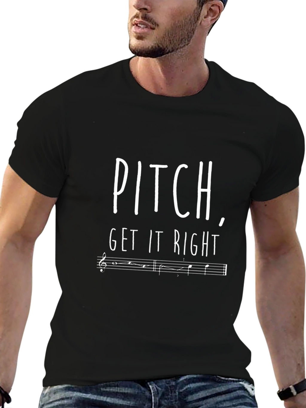 Pitch Get it Right Music T-Shirt