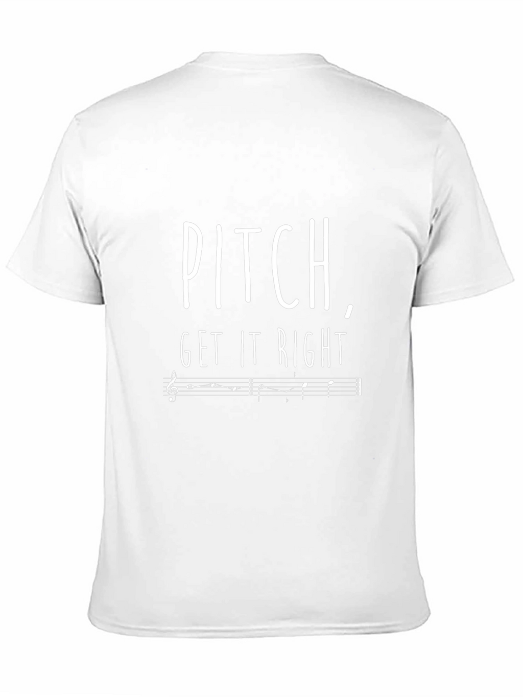 Pitch Get it Right Music T-Shirt