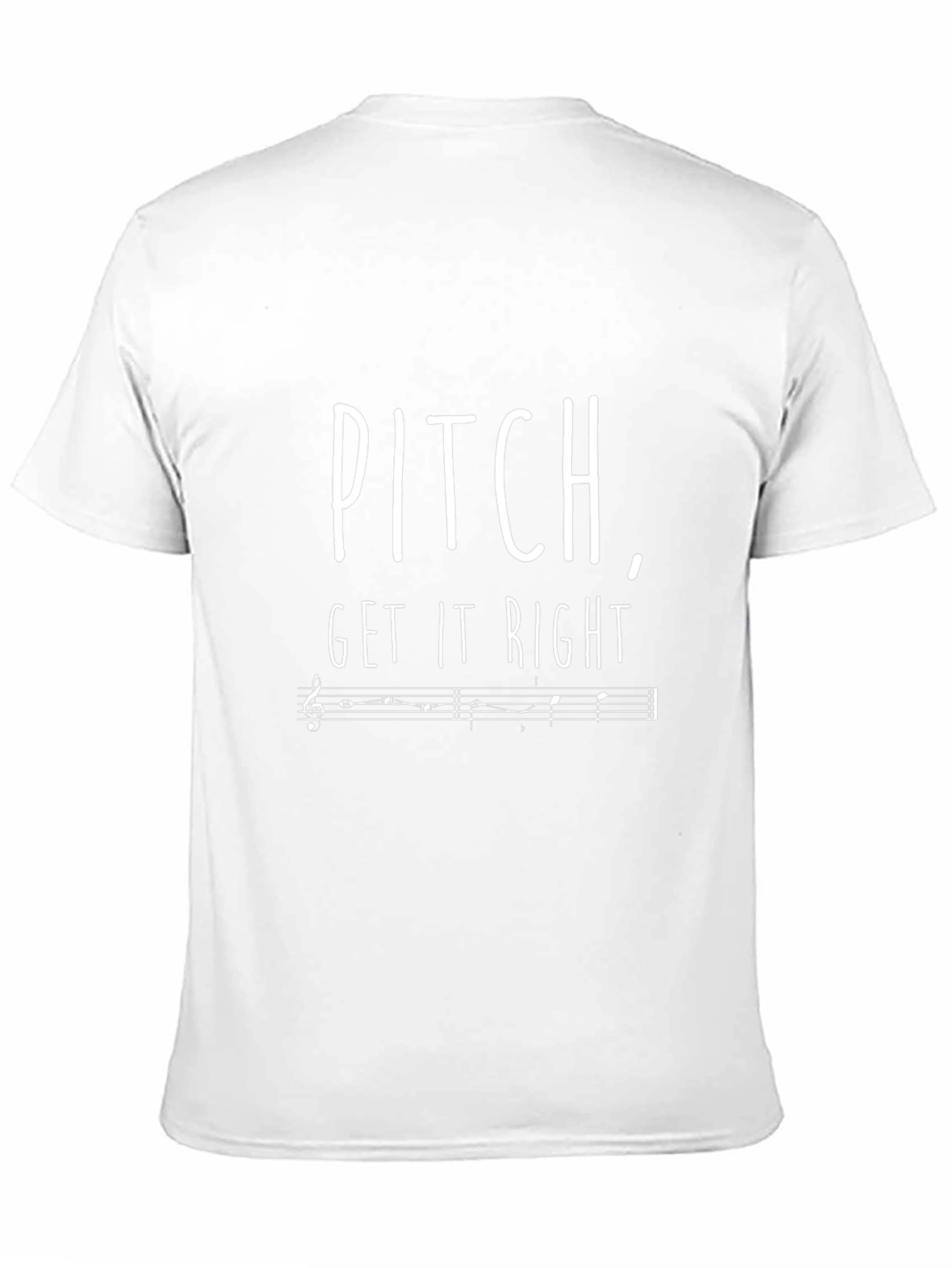 Pitch Get it Right Music T-Shirt