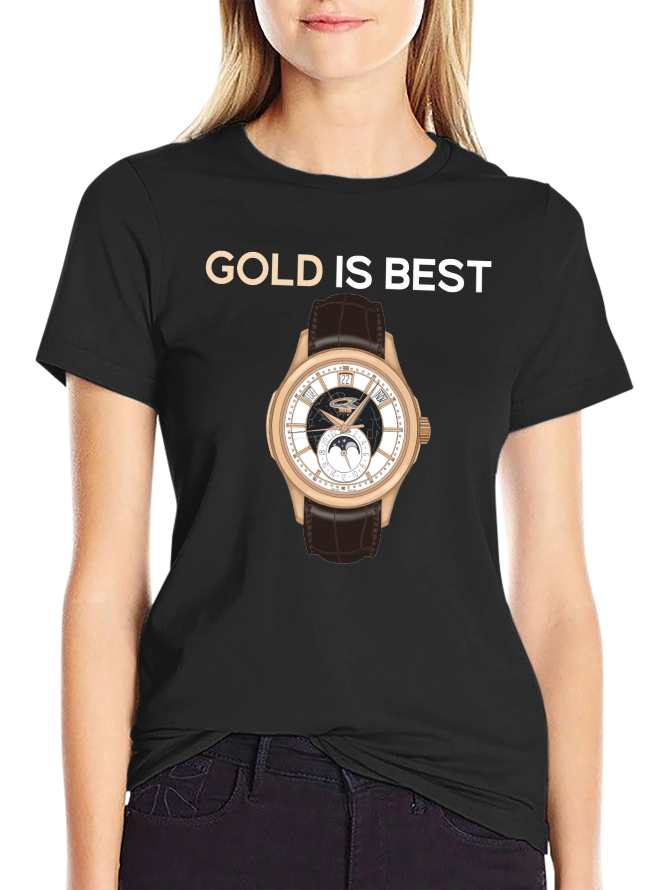 Gold is Best Watch Graphic T-Shirt