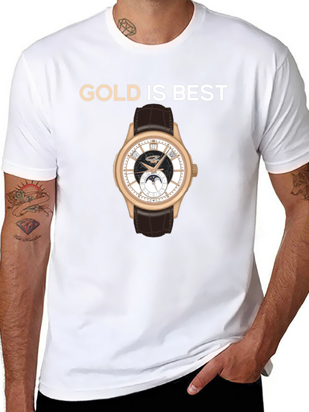 Gold is Best Watch Graphic T-Shirt