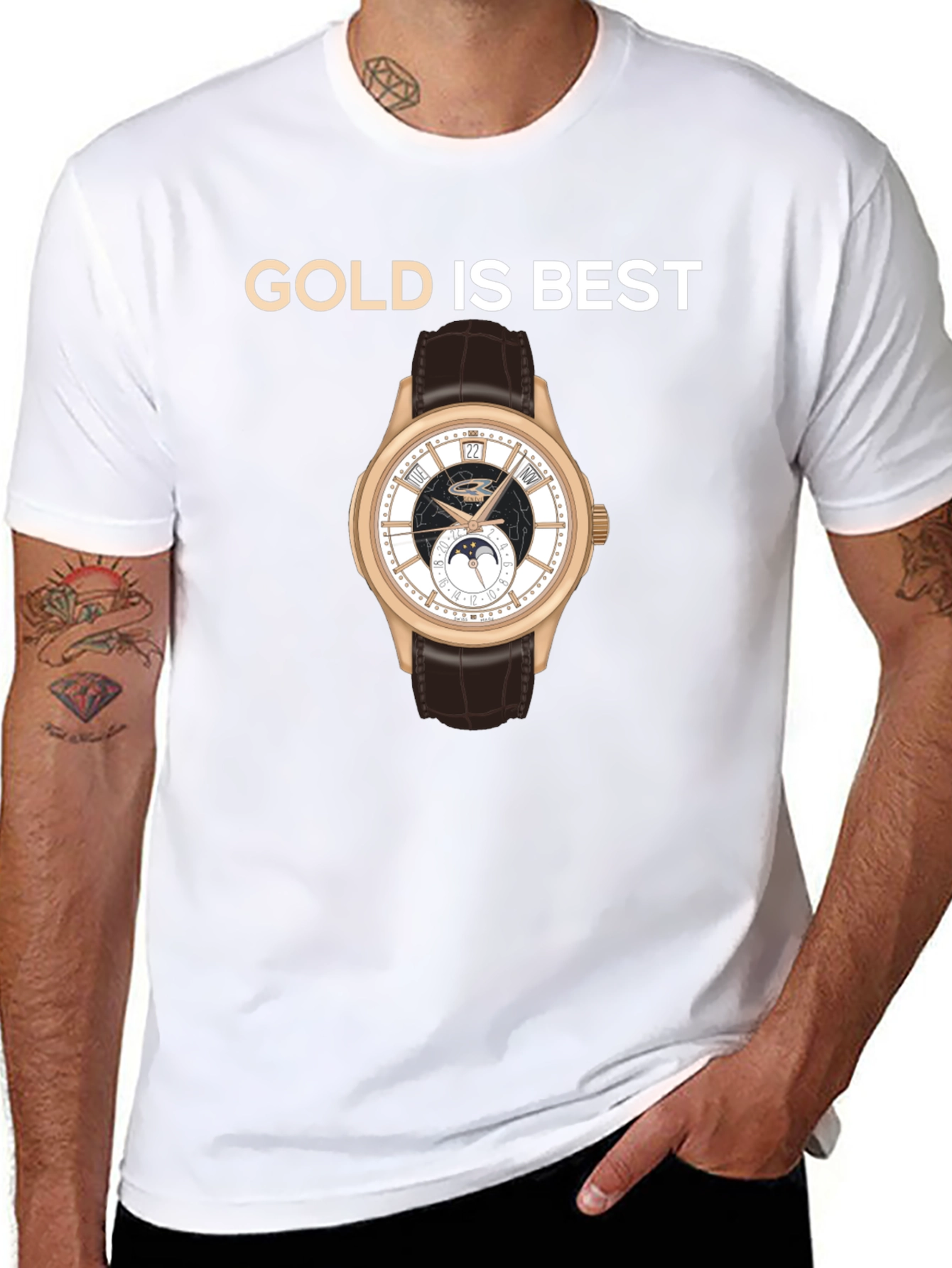 Gold is Best Watch Graphic T-Shirt