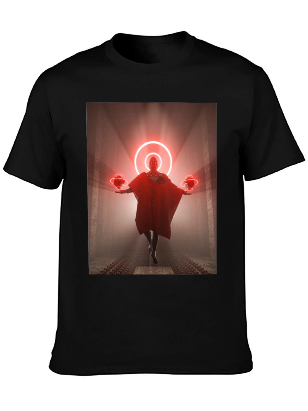 Sci-Fi Wizard Black T-Shirt