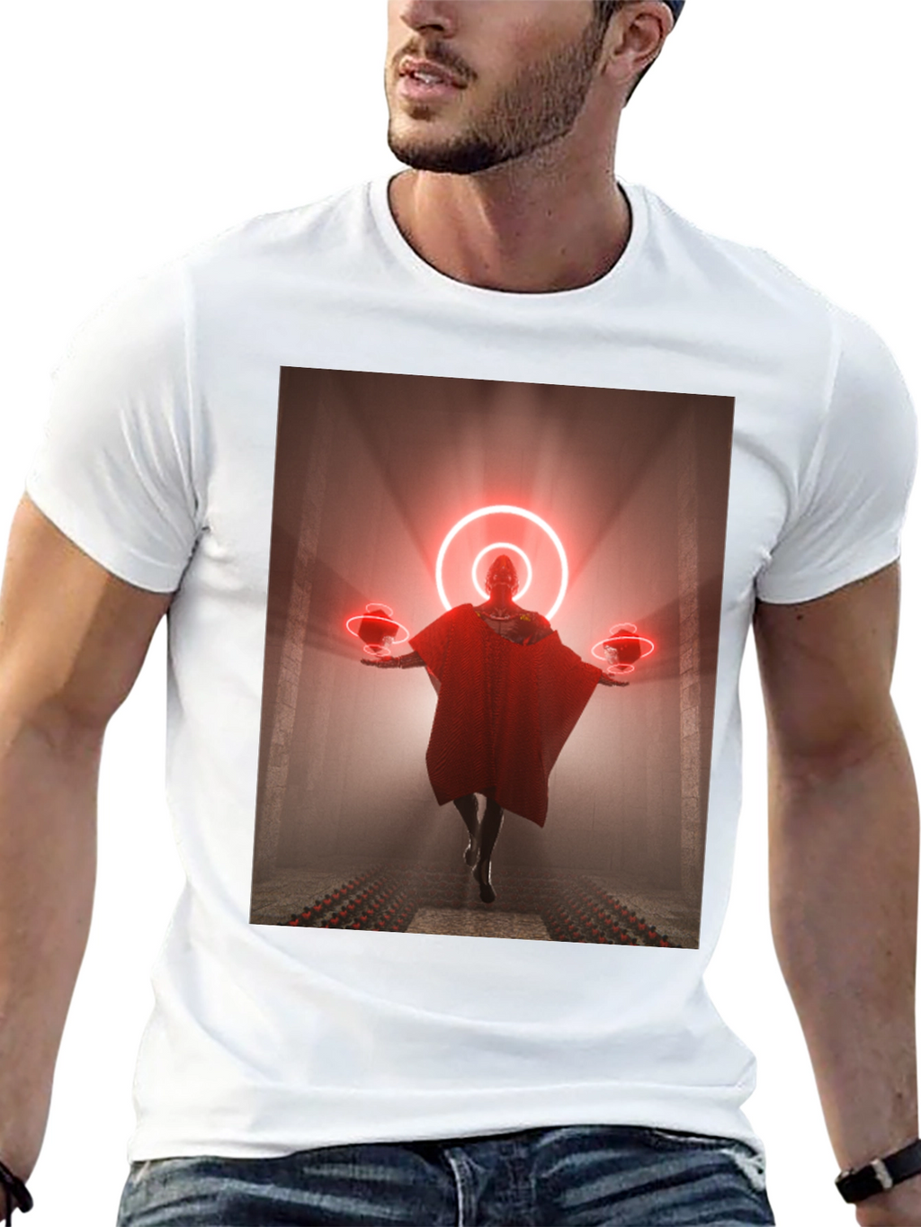 Sci-Fi Wizard Black T-Shirt