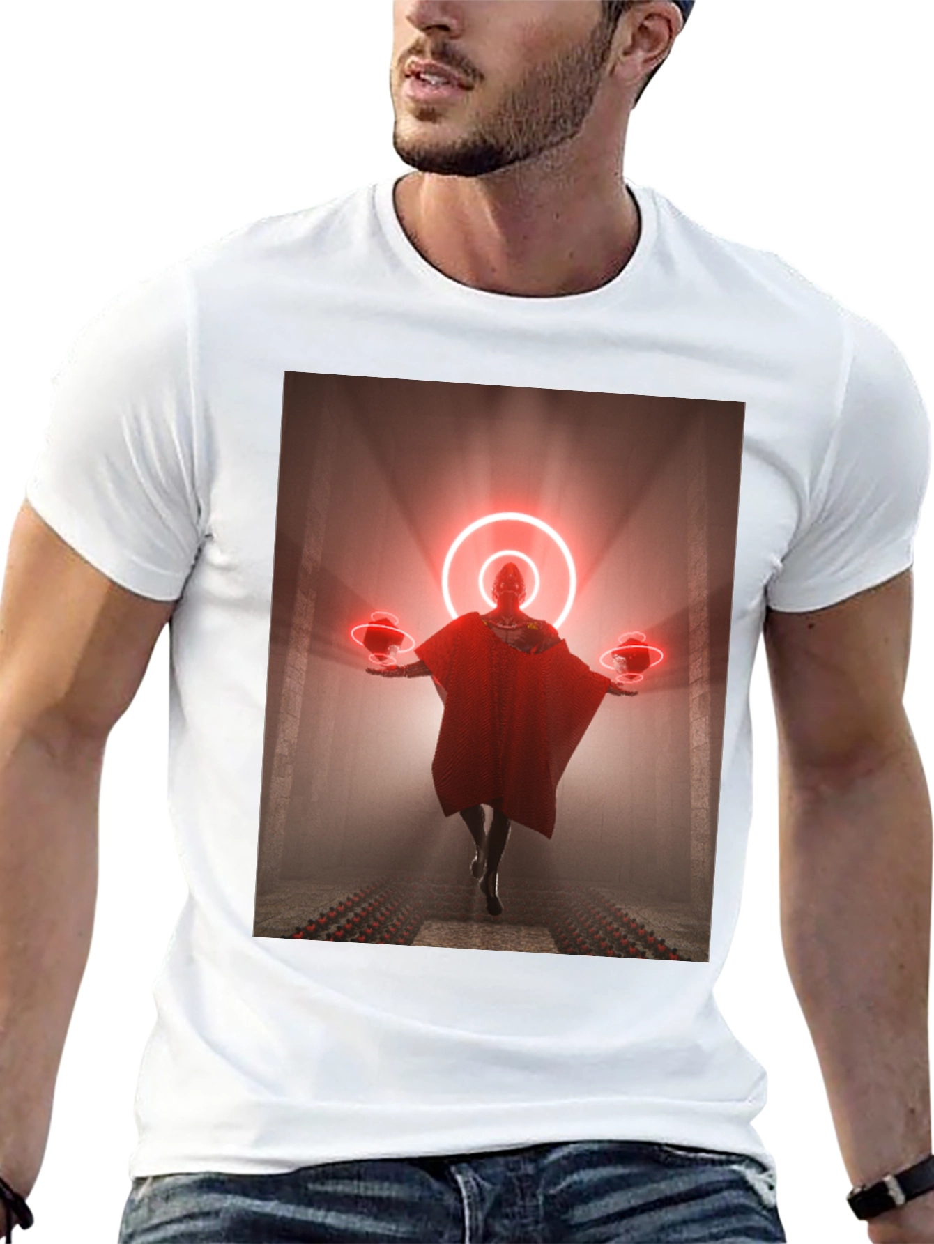 Sci-Fi Wizard Black T-Shirt