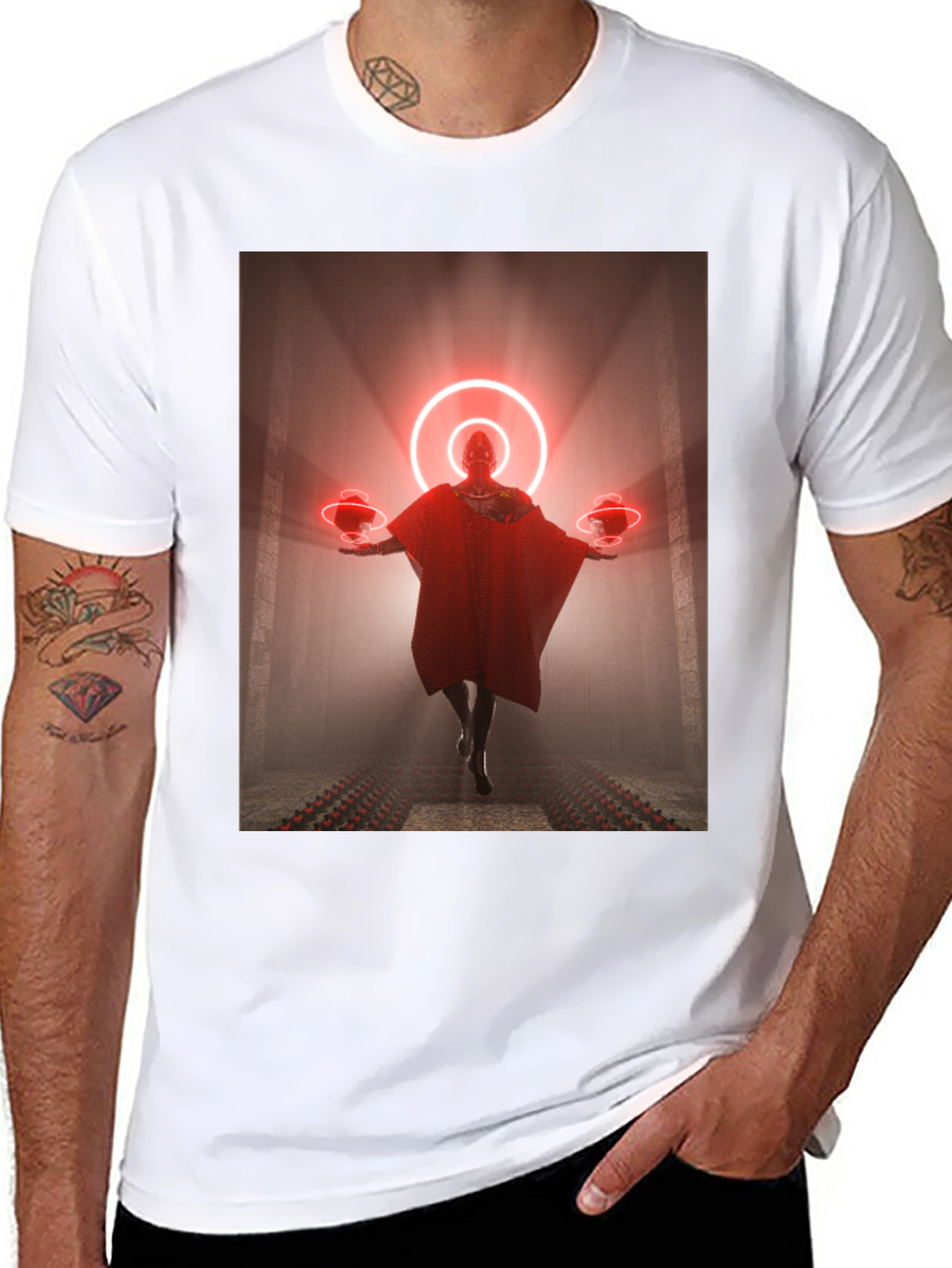 Sci-Fi Wizard Black T-Shirt