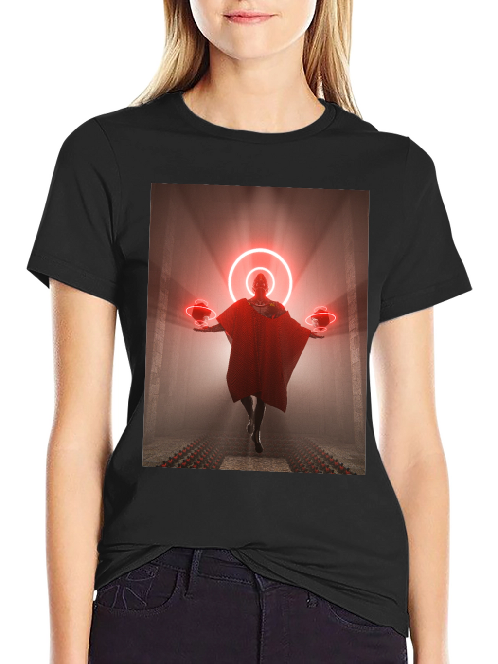 Sci-Fi Wizard Black T-Shirt