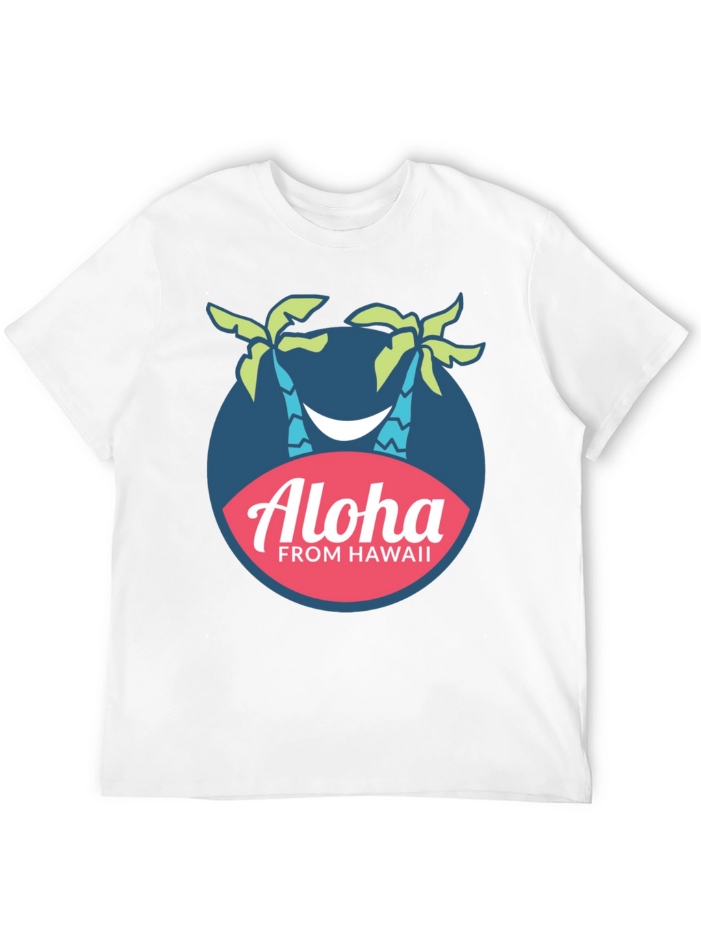 Aloha From Hawaii Palm Tree Graphic T-Shirt