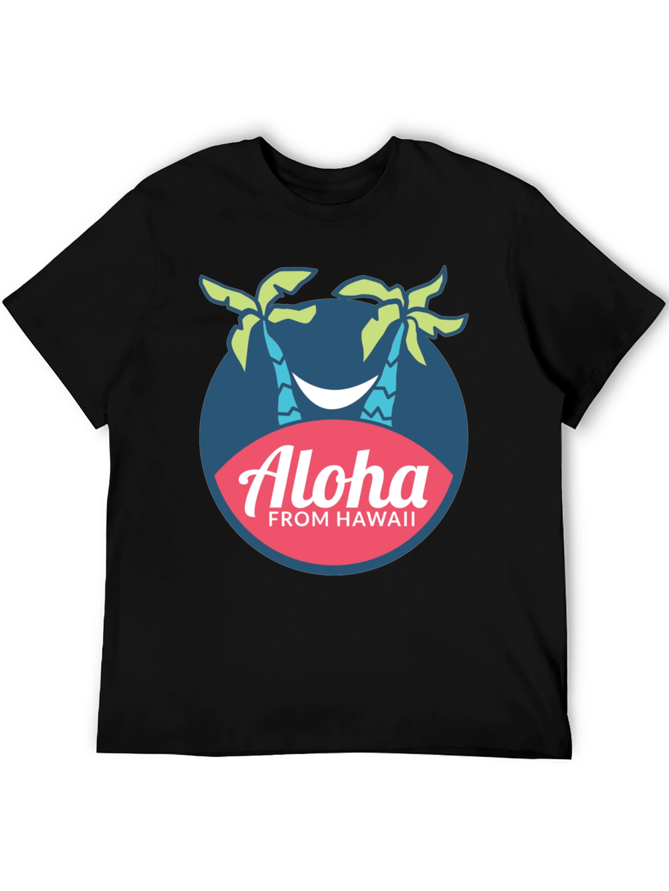 Aloha From Hawaii Palm Tree Graphic T-Shirt