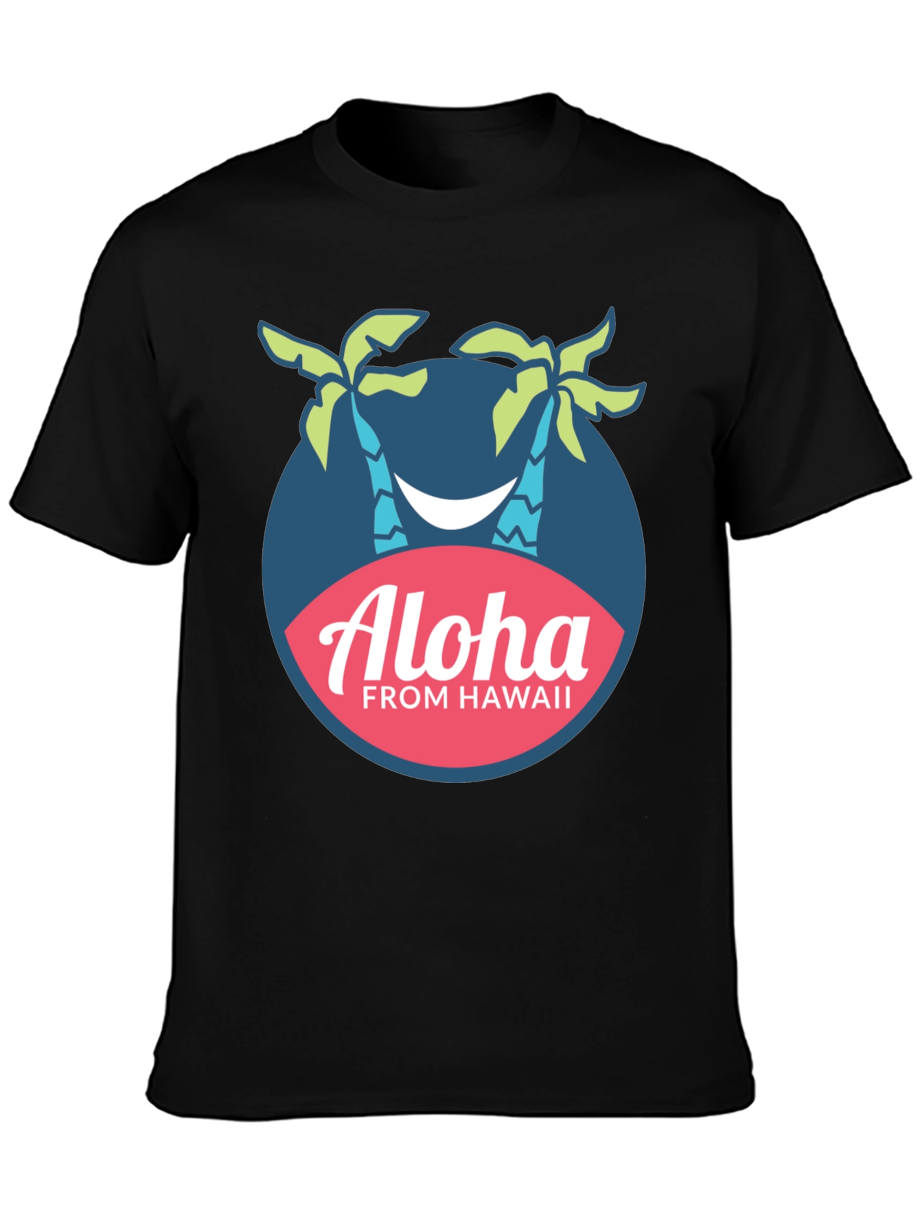 Aloha From Hawaii Palm Tree Graphic T-Shirt