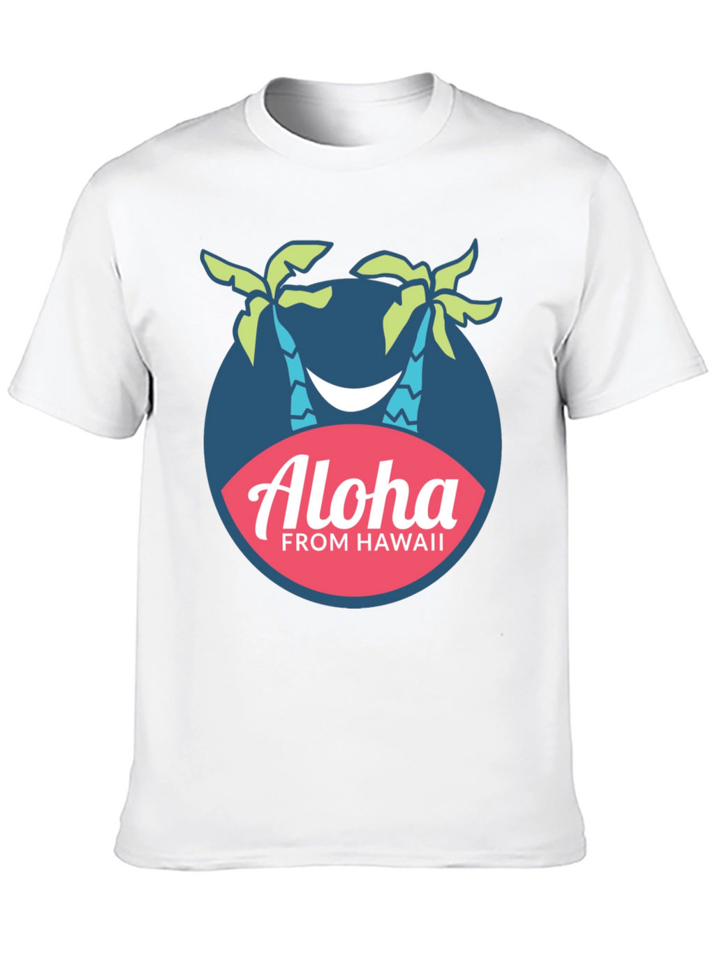 Aloha From Hawaii Palm Tree Graphic T-Shirt