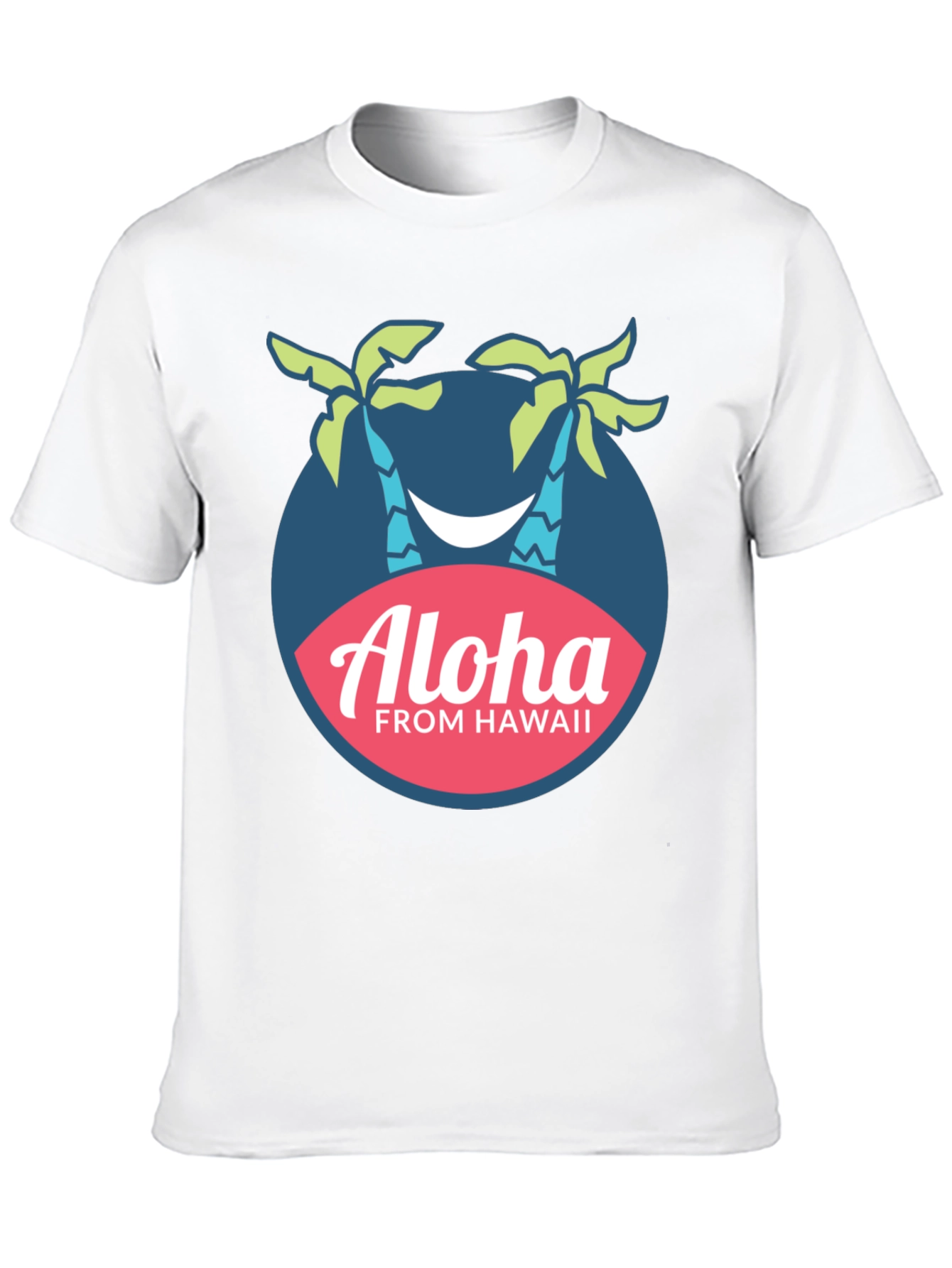 Aloha From Hawaii Palm Tree Graphic T-Shirt
