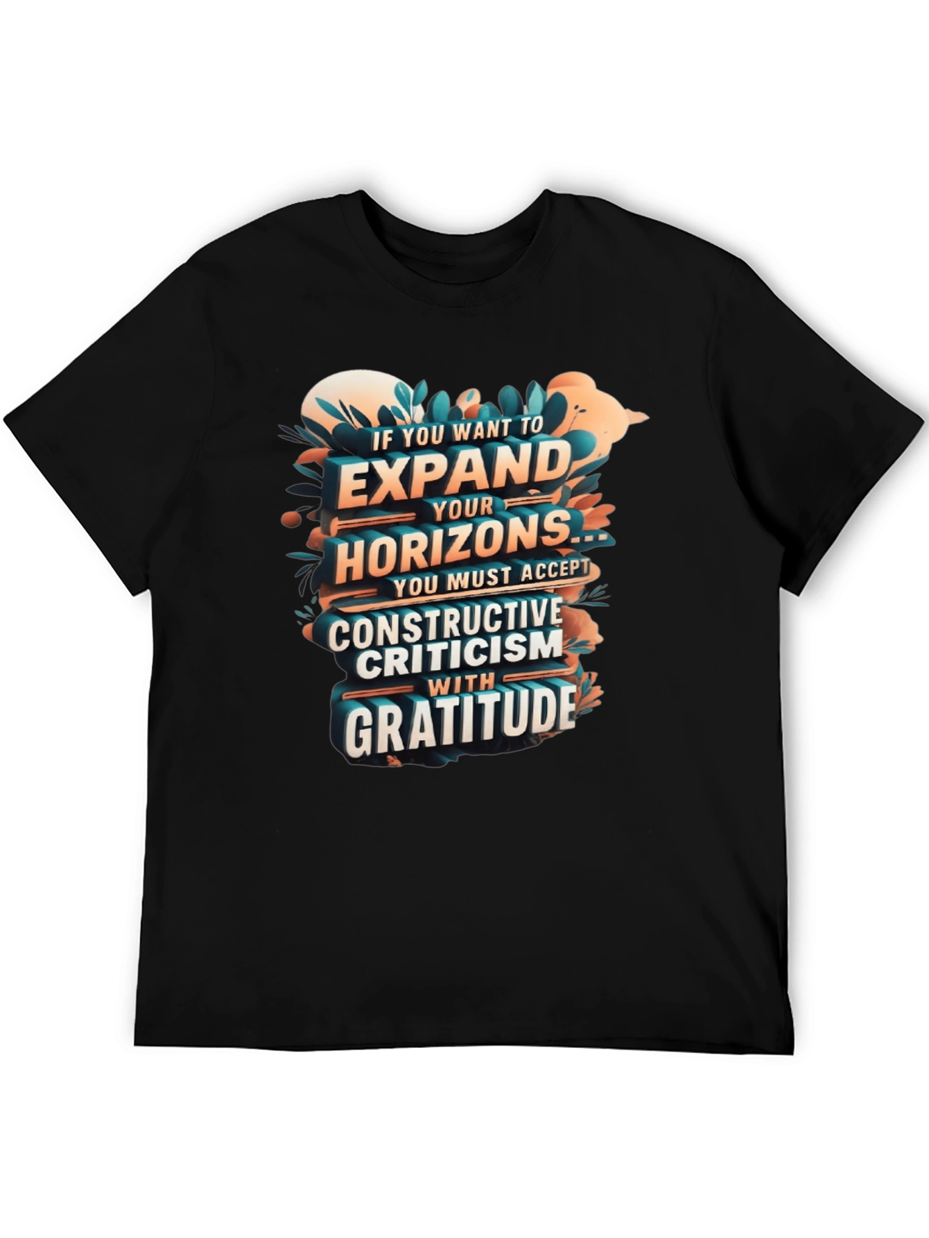 Expand Horizons T-Shirt: Constructive Criticism with Gratitude