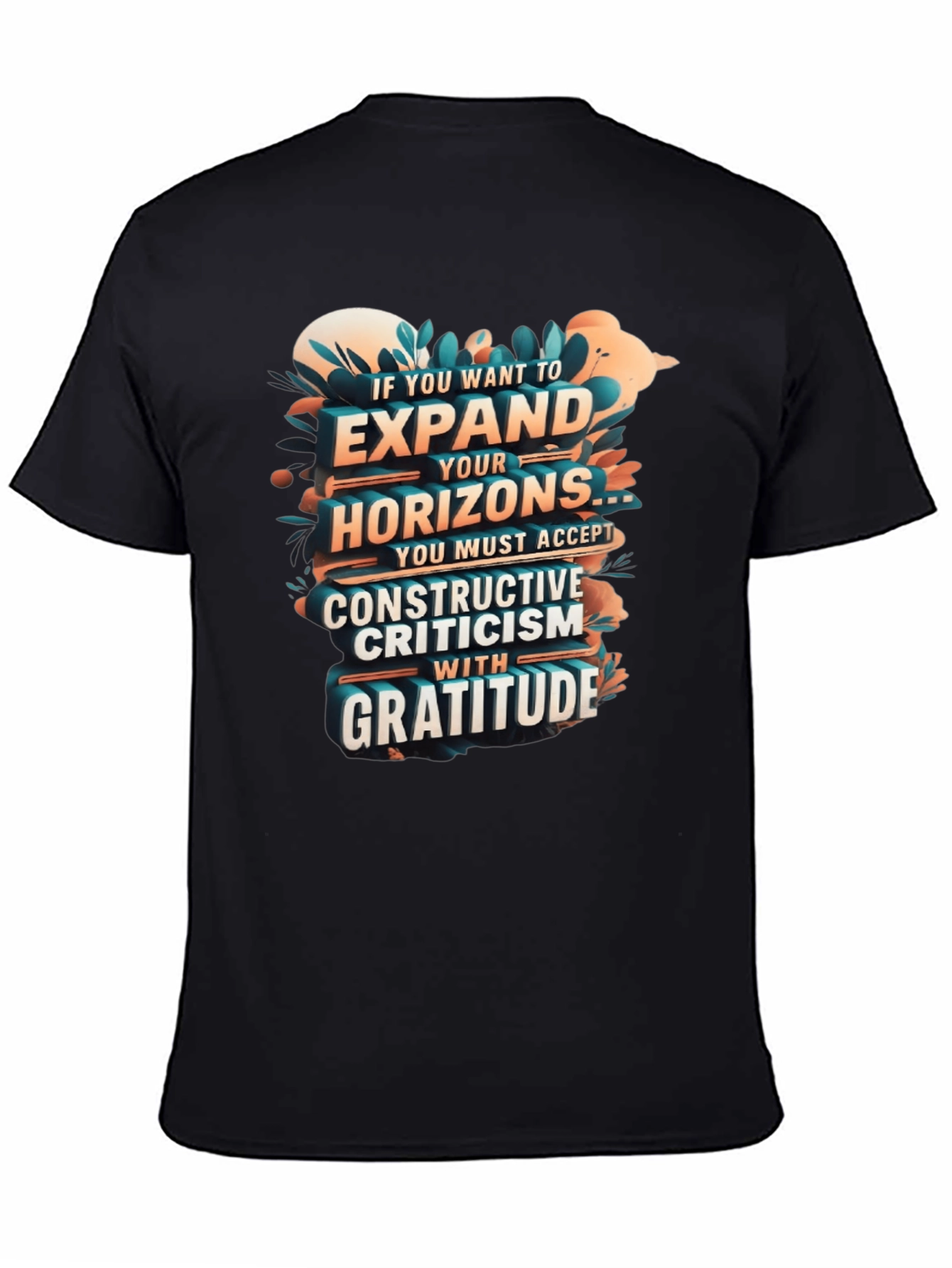 Expand Horizons T-Shirt: Constructive Criticism with Gratitude