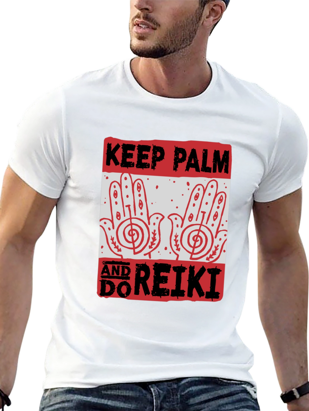 Keep Calm & Do Reiki T-Shirt Black