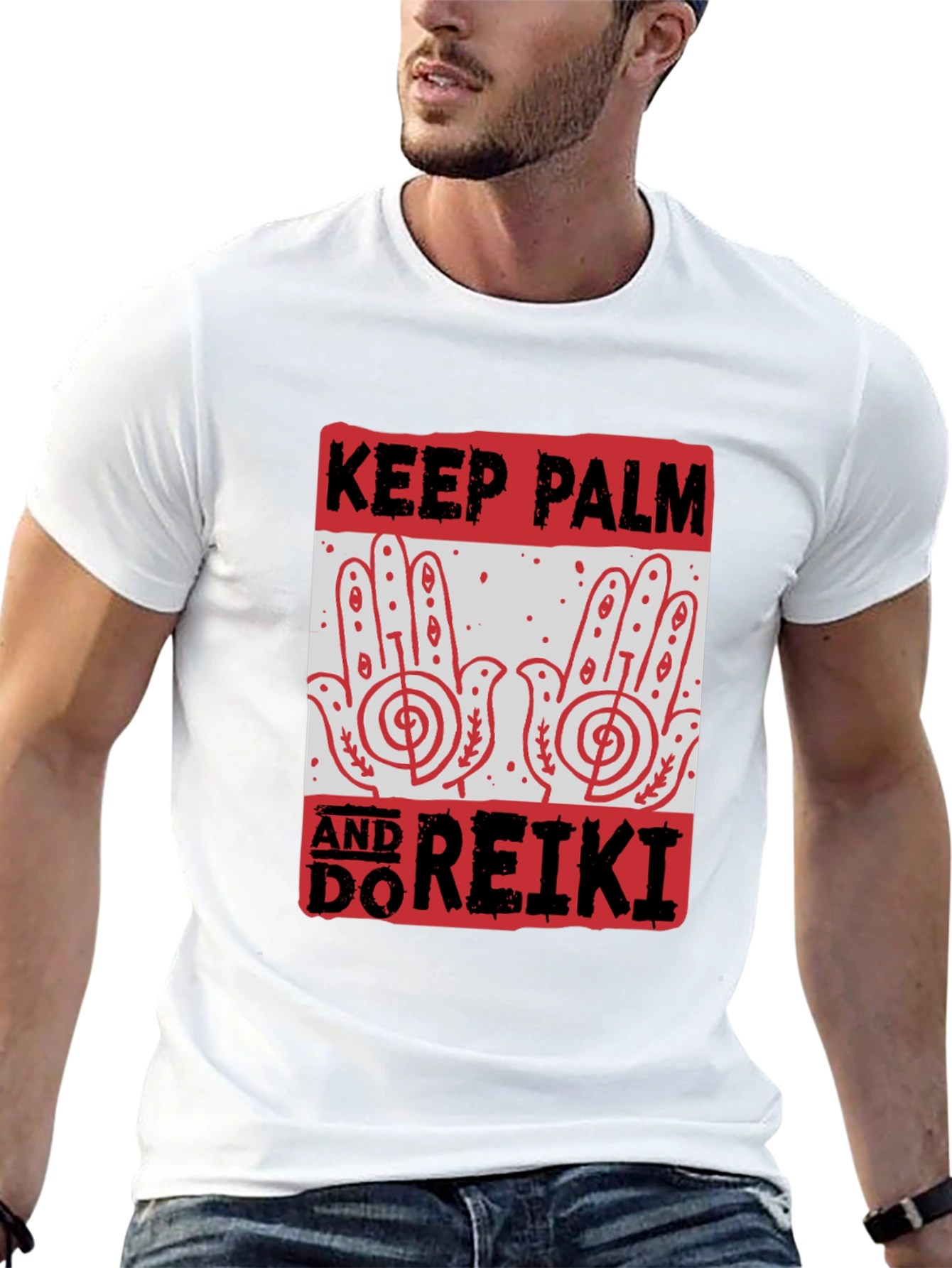 Keep Calm & Do Reiki T-Shirt Black