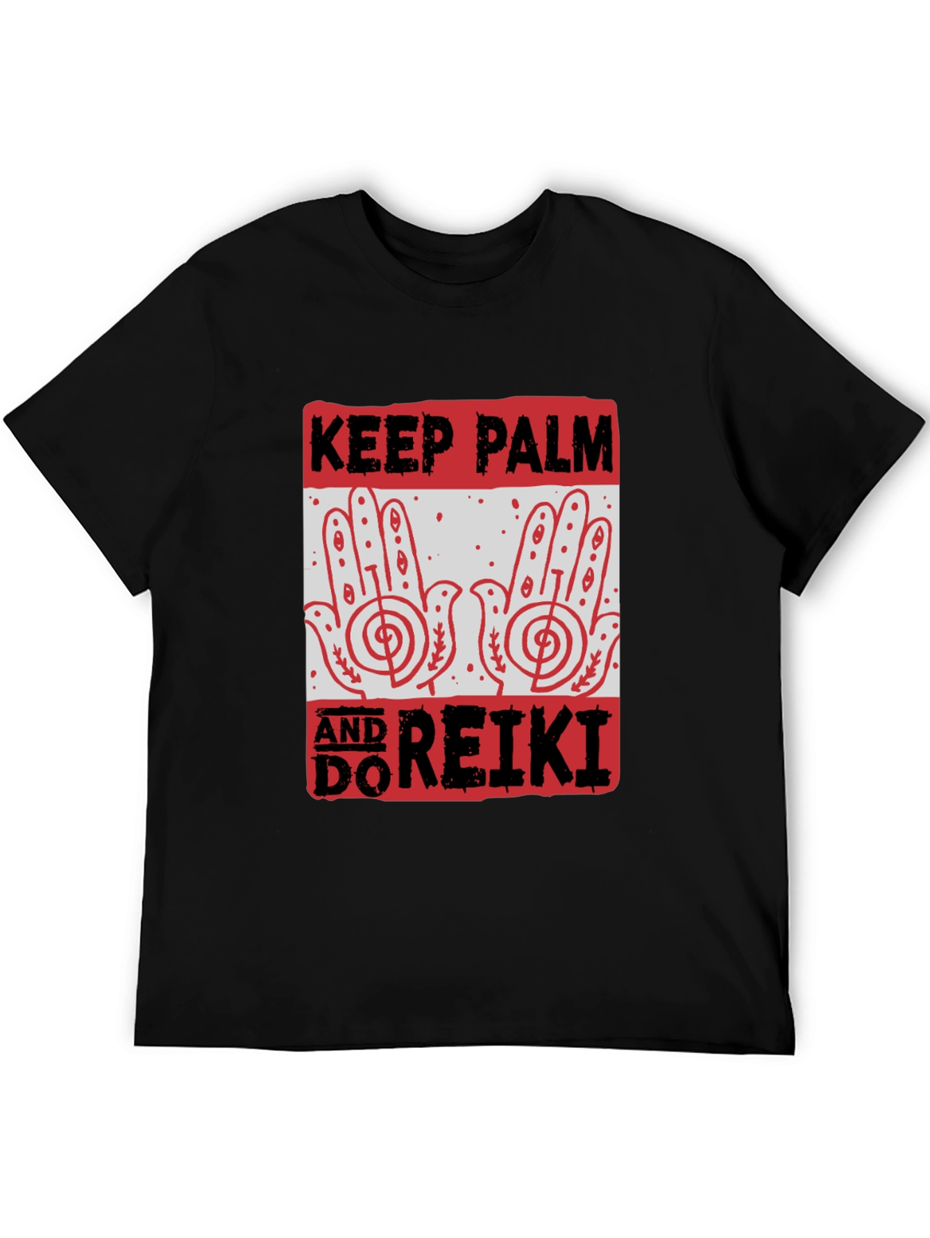 Keep Calm & Do Reiki T-Shirt Black