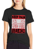 Keep Calm & Do Reiki T-Shirt Black