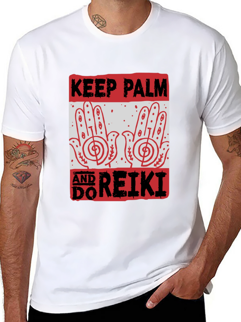 Keep Calm & Do Reiki T-Shirt Black