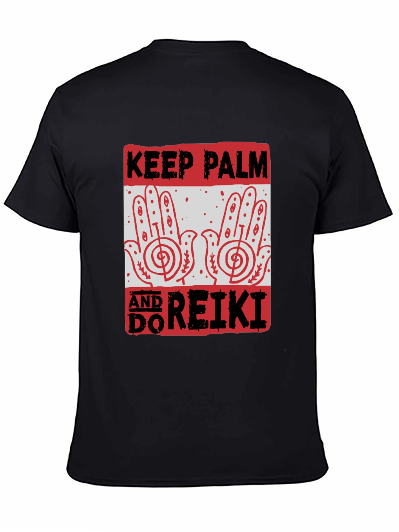 Keep Calm & Do Reiki T-Shirt Black