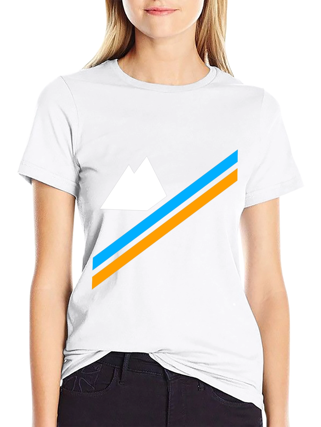 Alpine Peak Tee - Black Mountain Graphic T-Shirt