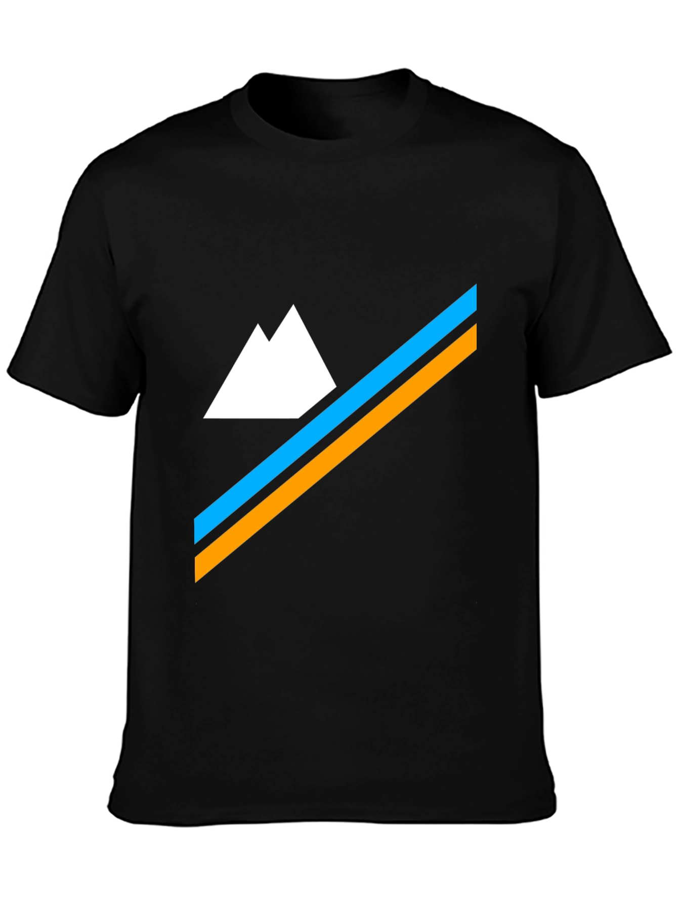 Alpine Peak Tee - Black Mountain Graphic T-Shirt
