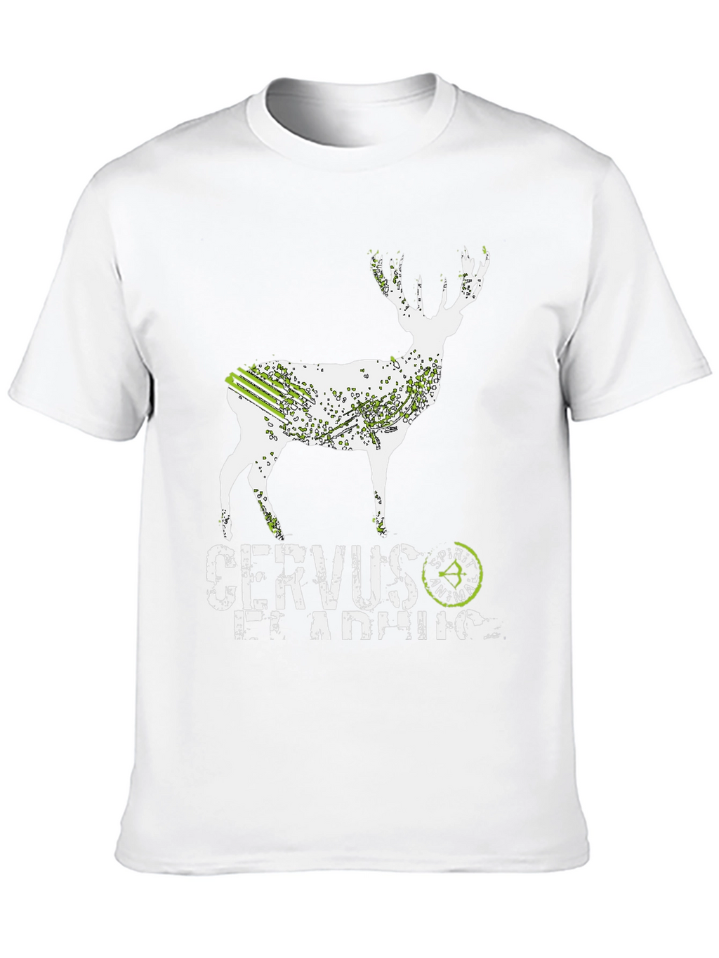 Cervus Elaphus Spirit Animal Black T-Shirt