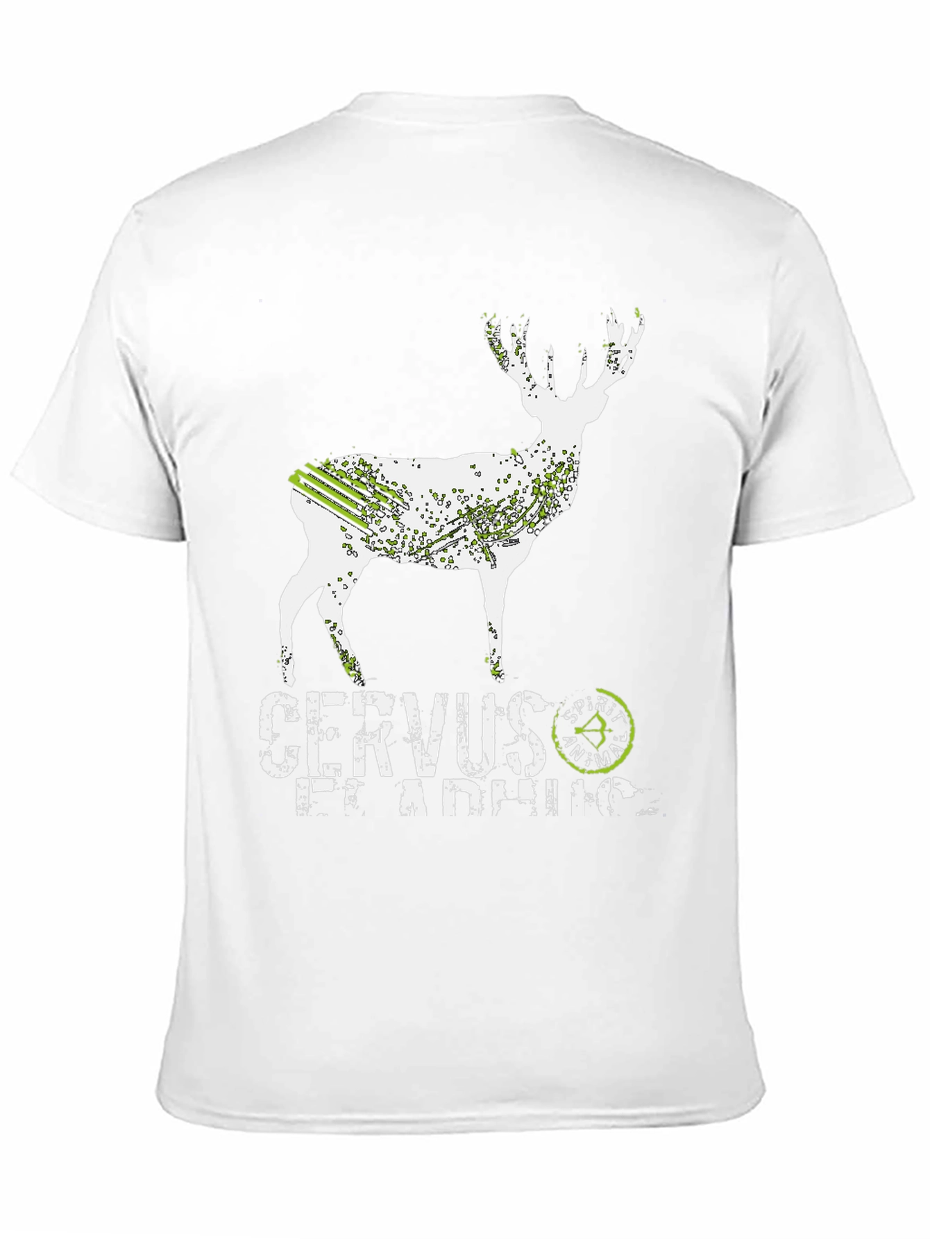 Cervus Elaphus Spirit Animal Black T-Shirt