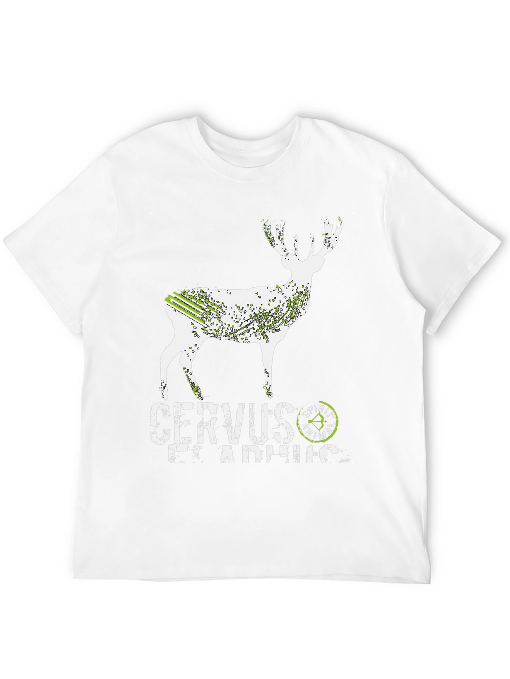 Cervus Elaphus Spirit Animal Black T-Shirt