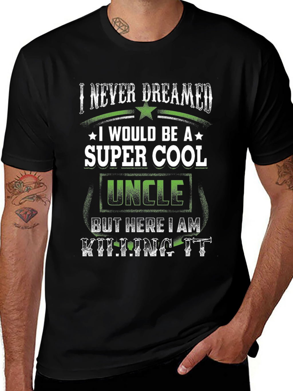 Super Cool Uncle Graphic T-Shirt
