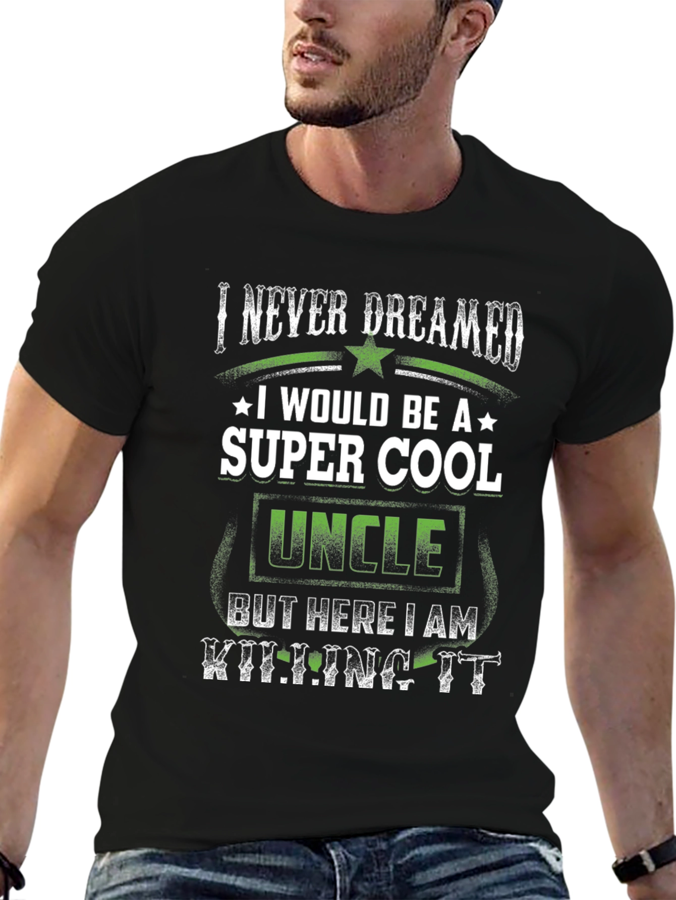Super Cool Uncle Graphic T-Shirt