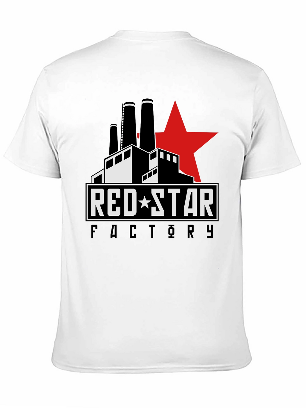 Red Star Factory Graphic T-Shirt - Cool Design